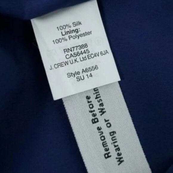 𝅺J. Crew Gemstone100% Silk Geometric Print Short Sleeve Mini Dress Size 00 - Picture 8 of 10